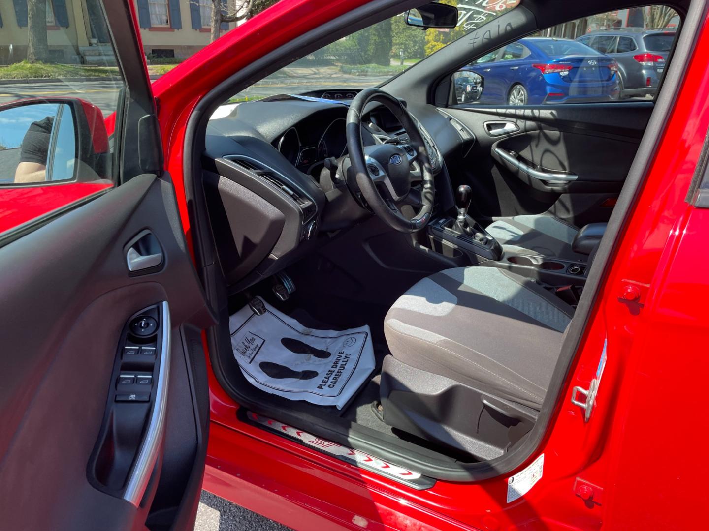 2014 Red Ford Focus ST Hatch (1FADP3L9XEL) with an 2.0L L4 DOHC 16V engine, located at 101 N. Main Street, Muncy, PA, 17756, (570) 546-5462, 41.207691, -76.785942 - Photo#6